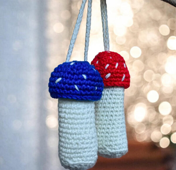 Mushroom Chapstick holder